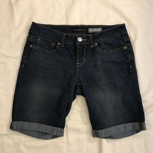 Denim Bermuda Shorts
